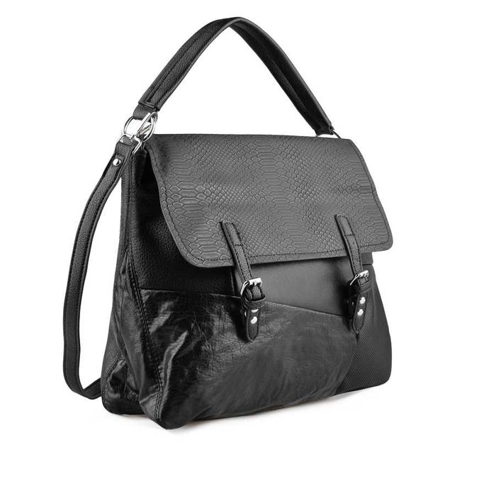 Дамска черна чанта tendenz