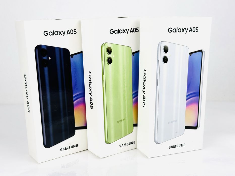 НОВ! Samsung A05 128GB 6RAM Black / Light Green 2г. Гаранция!