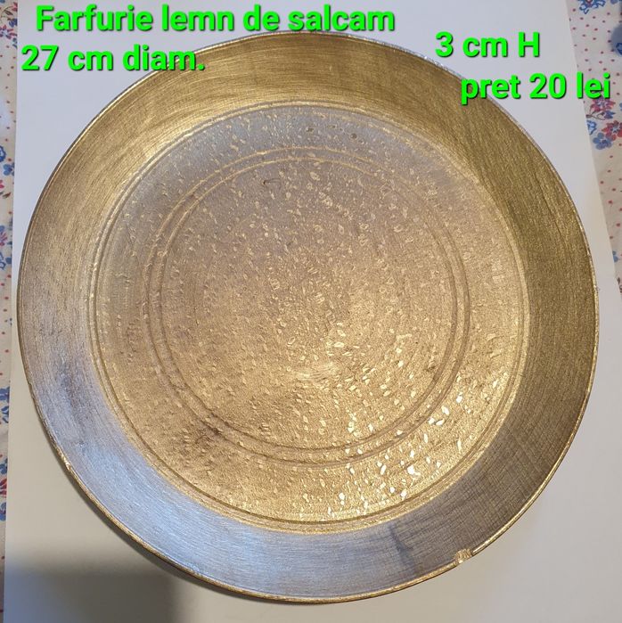 Farfurie lemn de salcam
