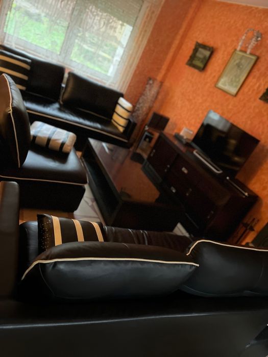 Sofa de piele 3 piese