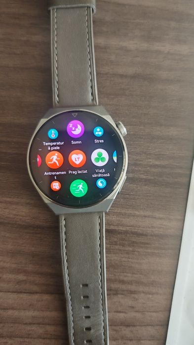 Huawei GT3 pro impecabil, fulbox, leather gray