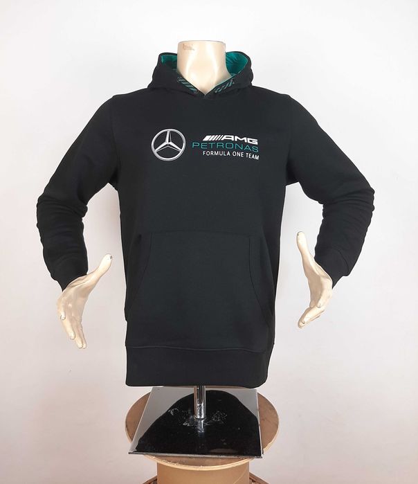 Mercedes AMG F1 Logo Hoodie - Оригинален суитшърт размер L