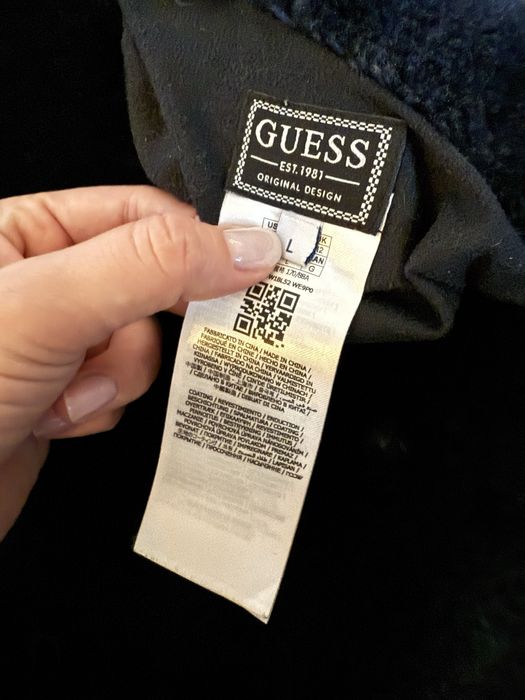 Palton Guess blana artificiala