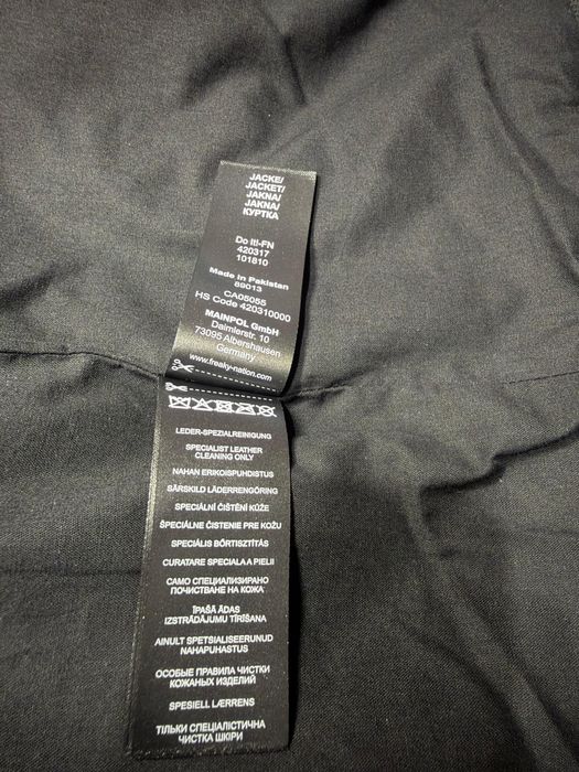 Geacă din piele naturală Freaky Nation, Mărimea L