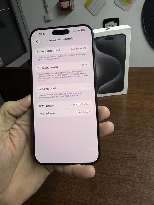 Vand Iphone 15 Pro Max 512Gb Titanium Black Full box