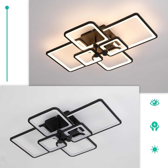 LED полилей 228W с дистанционно управление регулируем 3 вида светлина