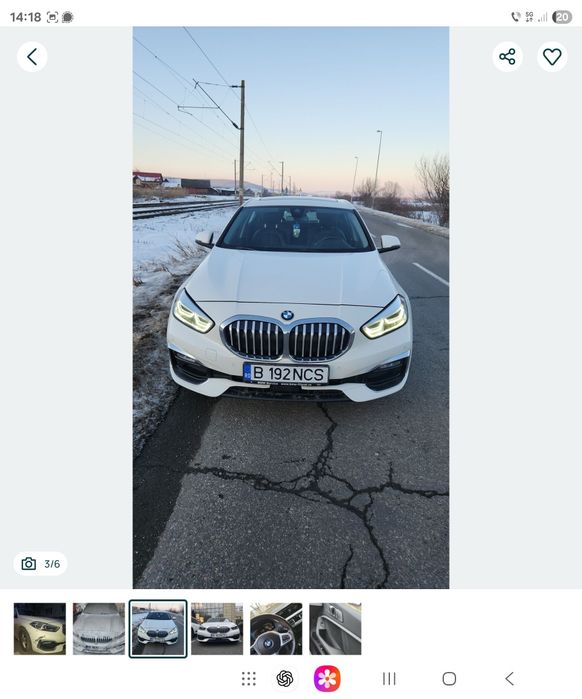 Bmw 118 i cu hedap display 55 mi kilometri