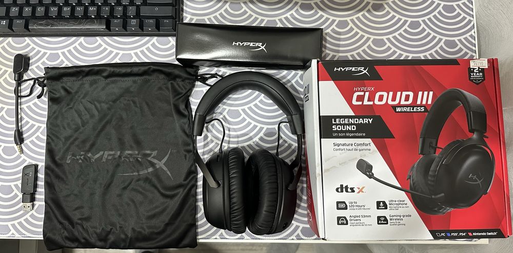 Продам HyperX Cloud 3 Wireless(безпроводные)