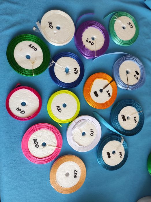 Ленты атласные для рукоделия