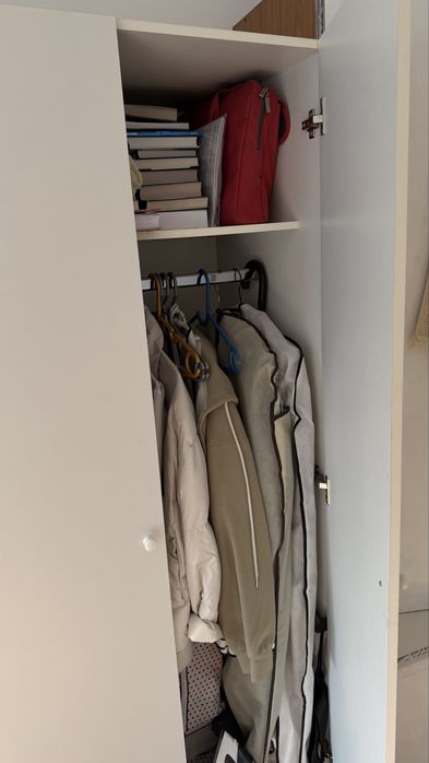 Шкаф, б/у, белый цвет