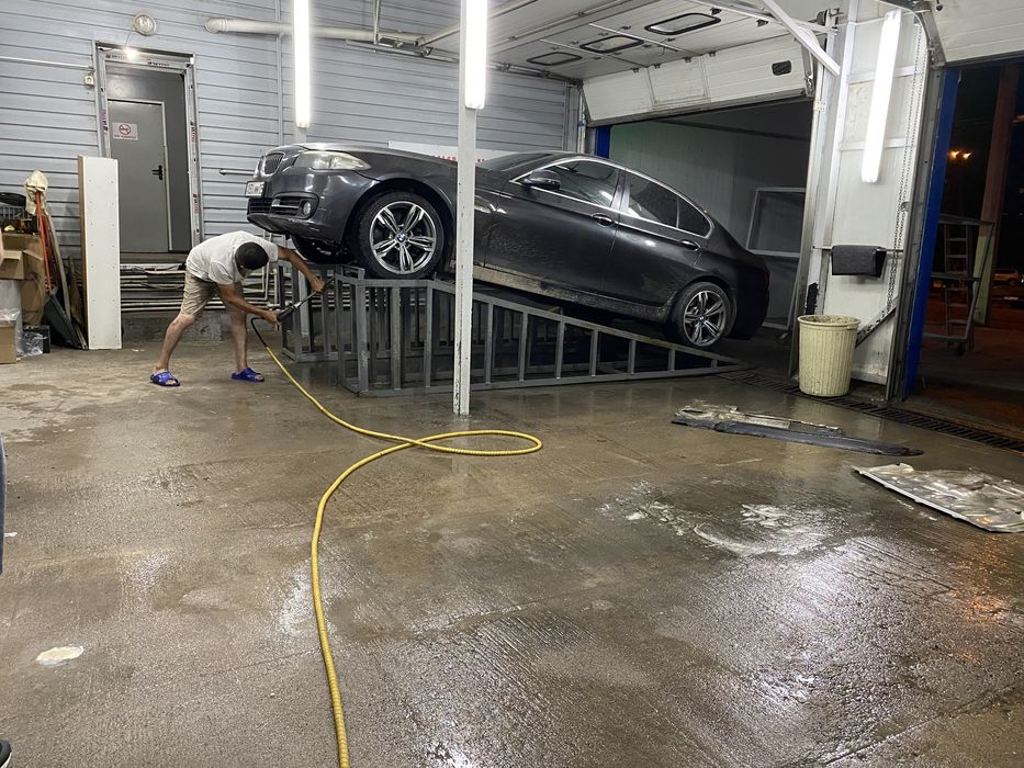 Мойка днища двигателя