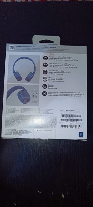 SONY WH-CH520 căști on-ear wireless noi