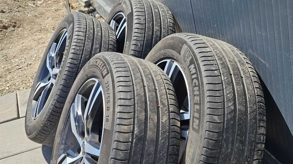 Jante Aliaj VOLVO OEM + Cauciucuri Vara 235 / 55 / R18