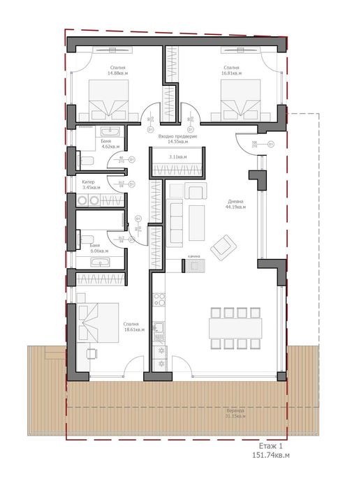 Продава се Къща в Балчик - 152 кв.м за 973 €/кв.м - Снимка #1