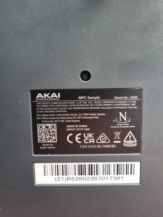 Akai Professional MPC Sample Standalone Sampler & Sequencer - Gray