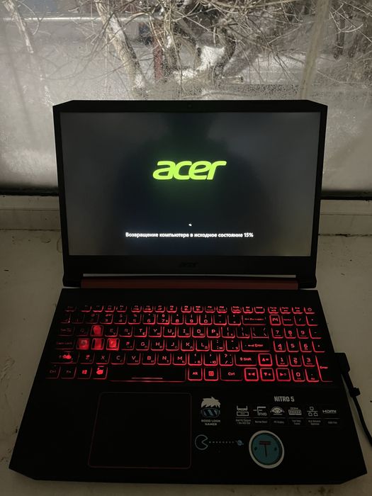 Acer nitro 5 an1650 Gtx и Ryzen 5 3550H.  Память 512 озу 16