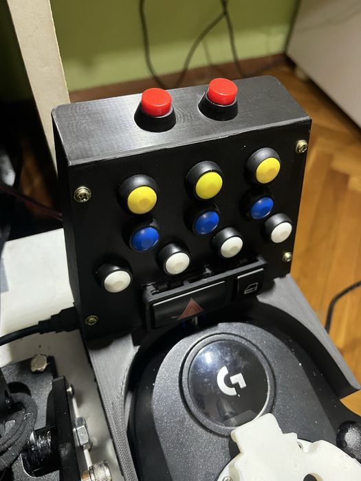 Button box sim racing
