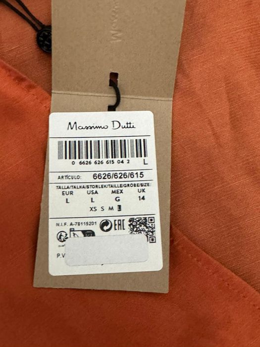 Платье женское лен