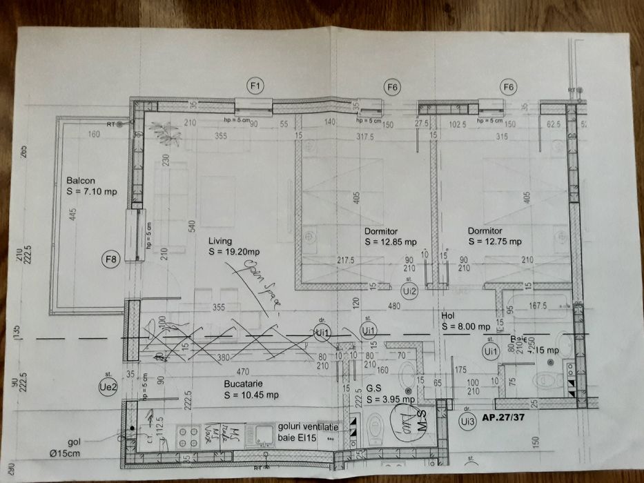 Ofer spre vânzare apt 3 cam ,decomandat,cart Albert