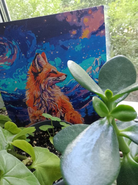 Готовая картина по номерам