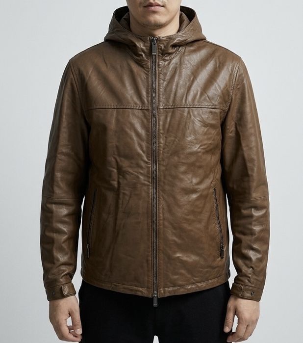 Кожаная куртка Massimo Dutti