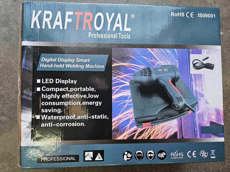 Професионален ръчен електрожен тип пистолет Kraftroyal 350A