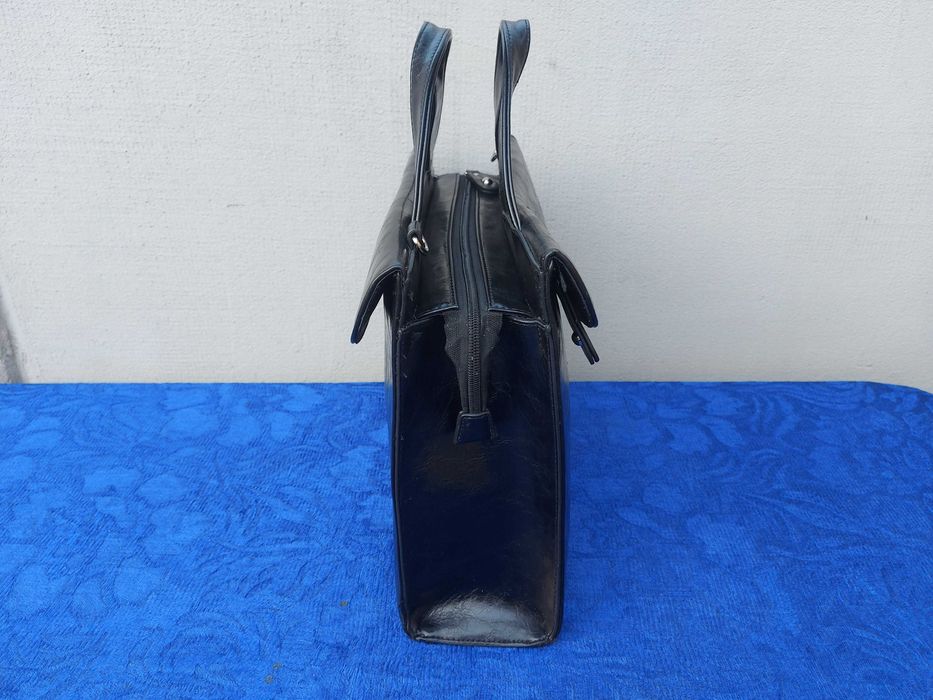 *Tosoco Geanta de documente | 37×28×9 cm, Negru