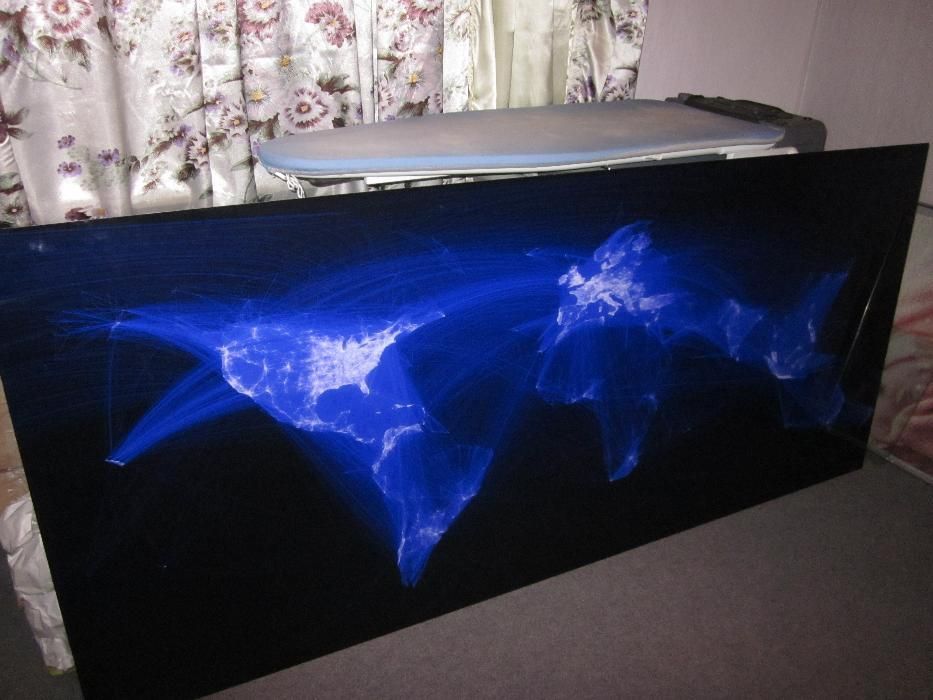 Уникална Дизайнерска швейцарска Cristal bond картина от Mutoni mobel