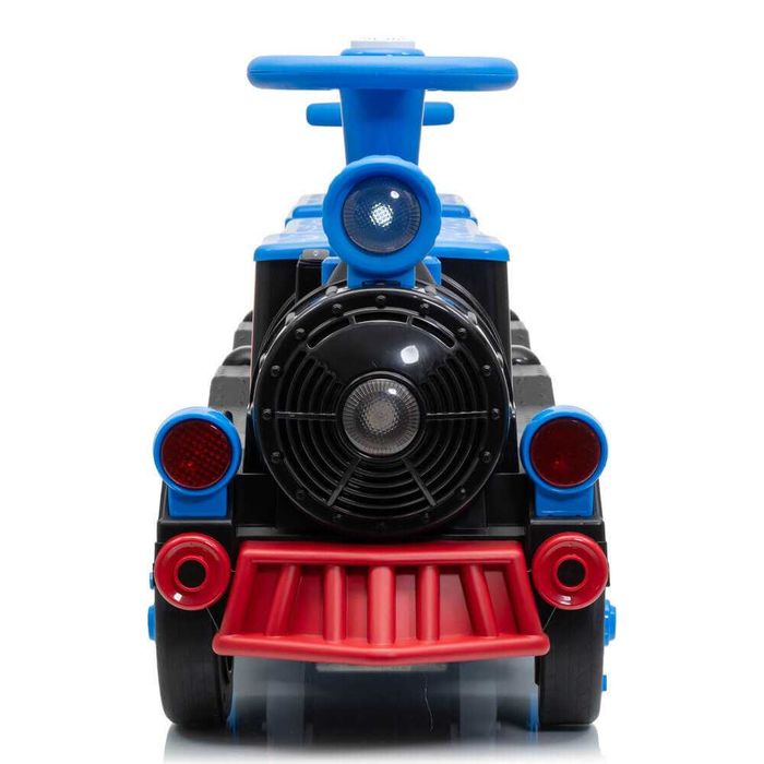 Trenulet electric pentru copii BBH-078 locomotiva + vagon albastru