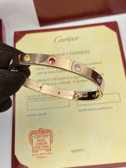 Brățară Cartier LOVE 19 Rose Gold 750 with 10 Diamonds Swarovski