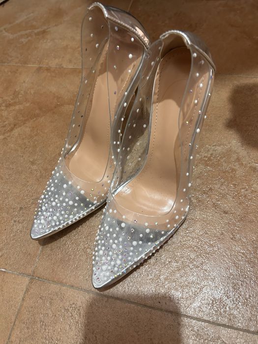 Силиконови обувки на ток