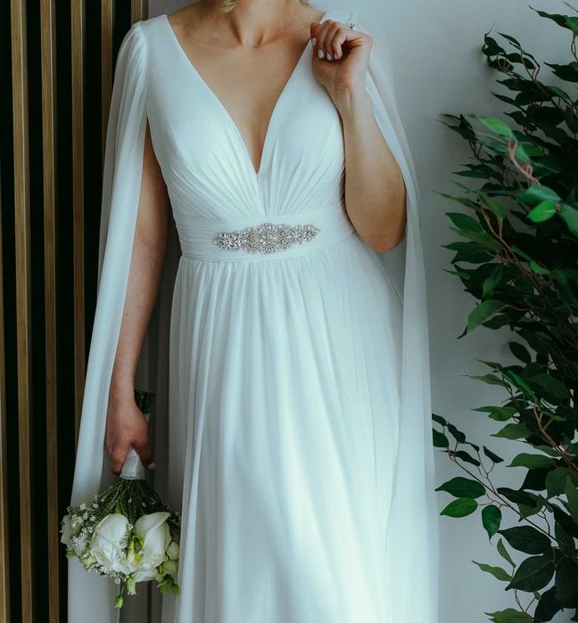 Rochie de mireasa eleganta - purtata o singură data - stare impecabila