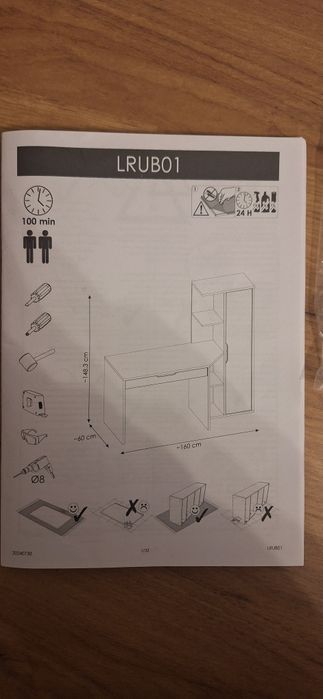 Birou cu dulap Mömax