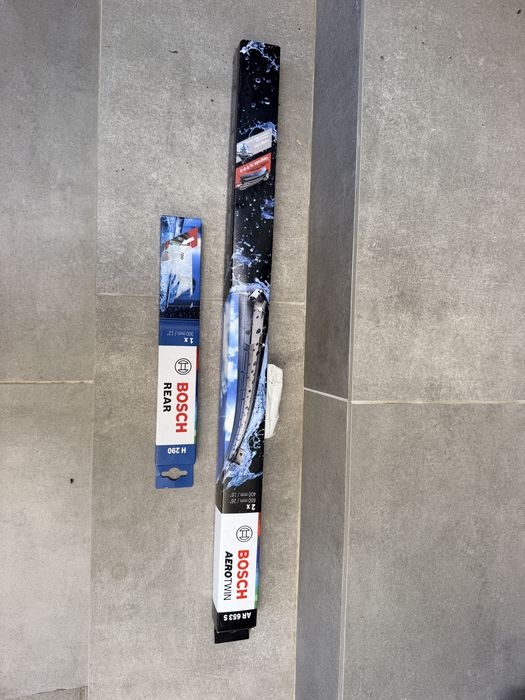Ștergătoare Bosch noi – față + spate – AR653S + H290
