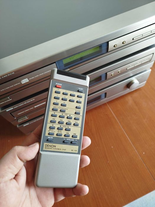 Sistem audio Denon complet  Amplificator  CD Player  Deck Telecomanda
