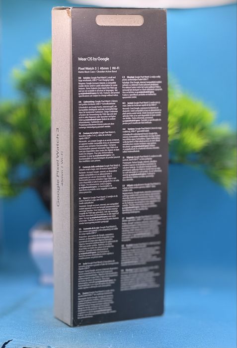 НОВ!!! Смарт часовник Google Pixel Watch 3, 45 мм, Obsidian