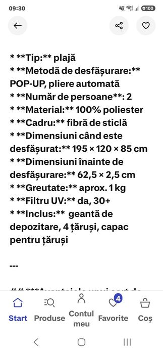 Vand corturi  popup.