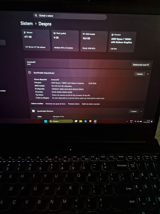 Laptop GAMING Ideapad3 15ACH6