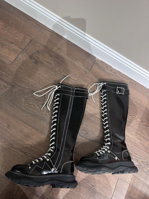 Сапоги ботинки обувь Alexander McQueen