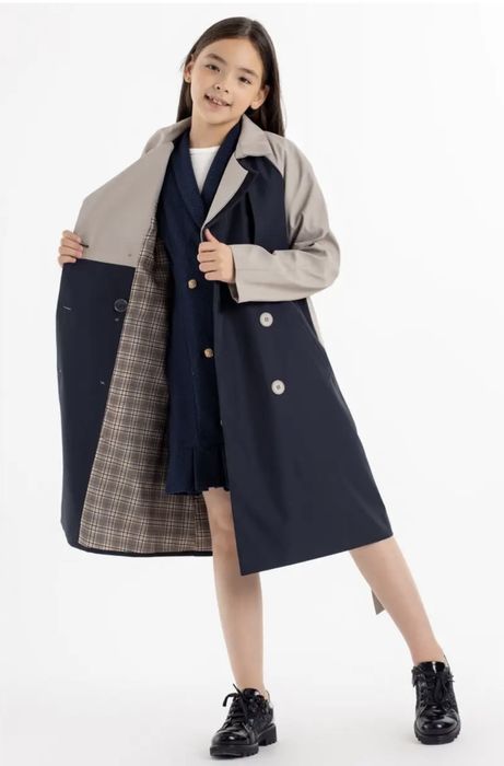 Плащ-тренч для девочки 134-140 см