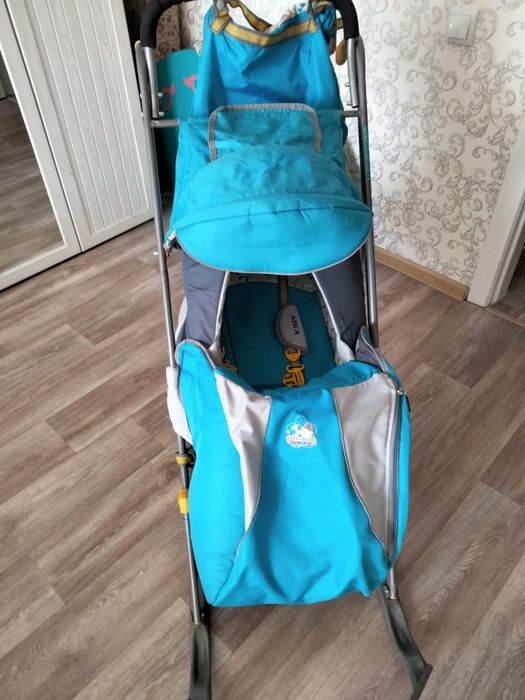 Продам санки Ника 6 в отличном состоянии