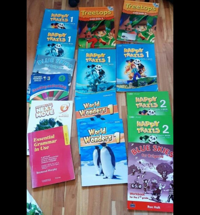 Ученици английски език world wonders,blue skies,happy trails,treetops