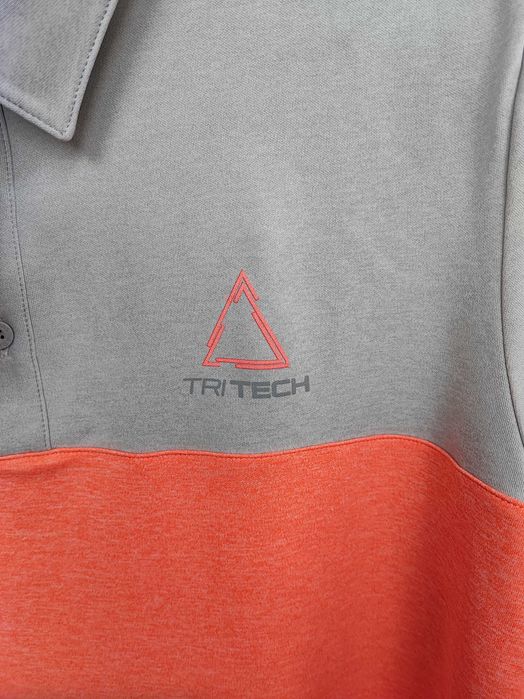 Tricou Polo Adidas Golf Nou cu etichetă, mărimea M, gri/coral