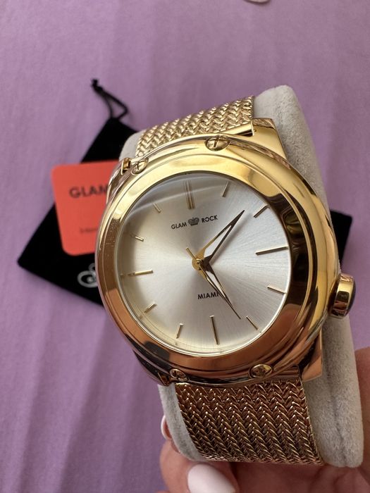 GLAM ROCK Miami Дамски Часовник Нов