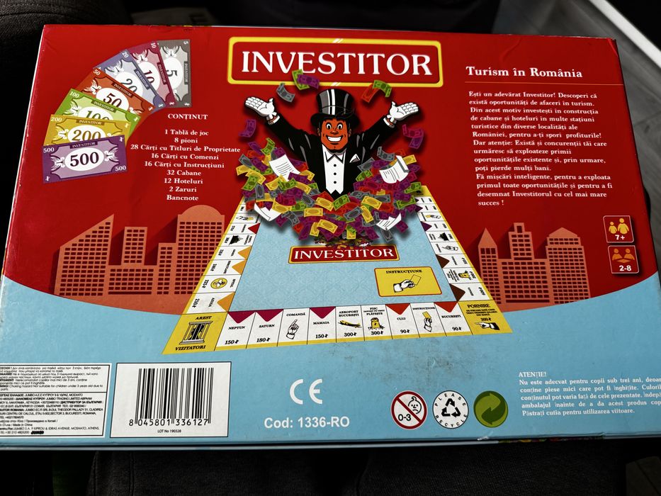 Tabla de joc investitor