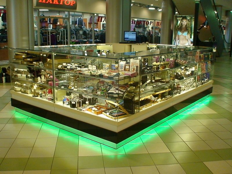 Эксклюзивный дизайн и изготовление-витрины, прилавки,стеллажи и др.