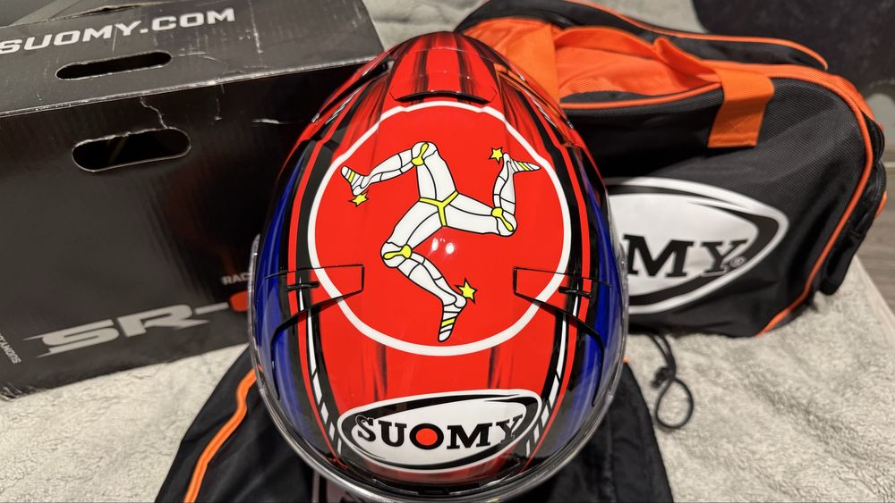 Suomy SR-GP Isle of Man – КАТО НОВА – Double D – Pinlock – Размер S