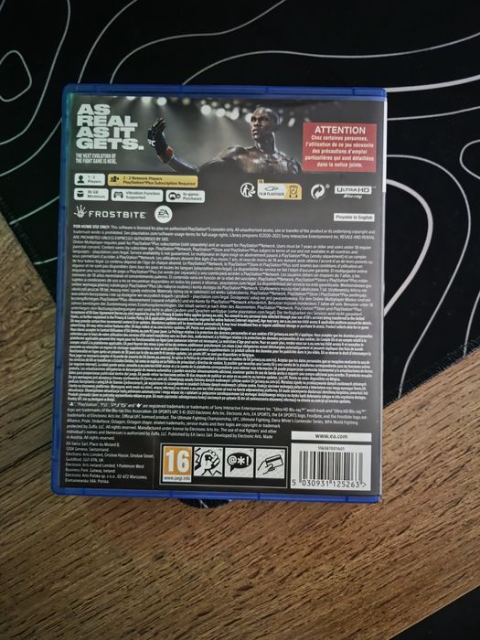UFC5 PS5 диск в идеале