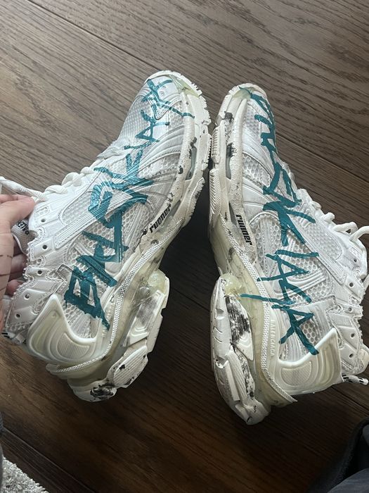 Balenciaga runner alb