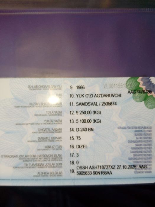 ZIL samasuvol xolati yaxshi
